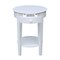 International Concepts Phillips Accent Table with Drawer, White OT08-2128 - alternate 3